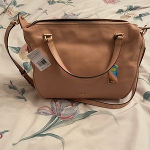 COACH 32405 Madison Leather Smythe Satchel In Rose Petal